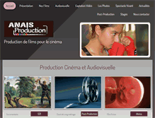 Tablet Screenshot of anais-production.com